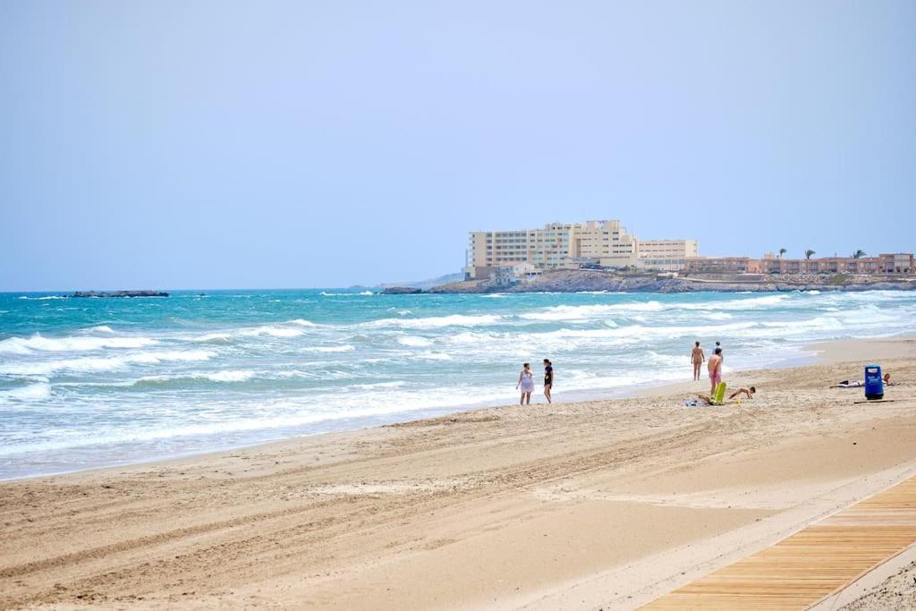 Refugio Costero Con Vista Al Mar Lägenhet La Manga del Mar Menor Exteriör bild