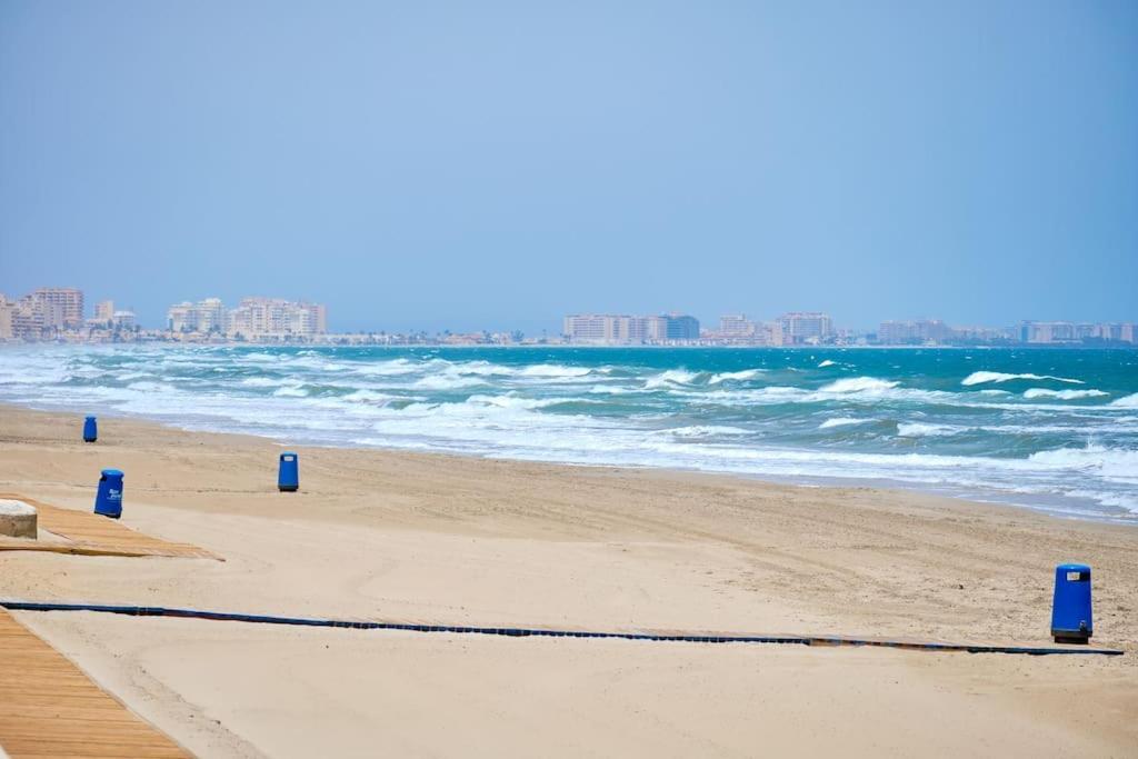 Refugio Costero Con Vista Al Mar Lägenhet La Manga del Mar Menor Exteriör bild